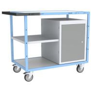 Servante établi équipée demi plateau tôle 250 kg - FIMM