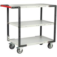 Servante flat-pack plateau bois 1 poignée