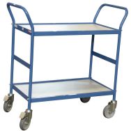 Servante polyvalente 2 et 3 plateaux mélaminé - Force 150 kg - Fimm