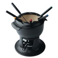 Service à fondue en fonte 23x21 cm 140 cl noir-Chasseur