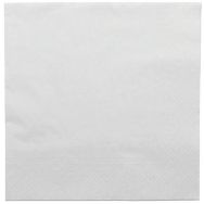 Serviette en papier ouate 2 plis - Lot de 100 - 38x38 cm