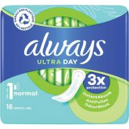 Serviette hygénique Ultra Normal - Paquet de 16 - Always - Lot de 16