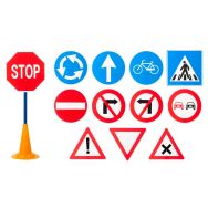 Set 12 panneaux routiers géants