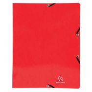 Set 20 classeurs à élastiques 4 anneaux iderama A4 assorties
