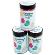 Set 3 pots 150g de sable coloré élastique à pétrir