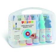 Set 6 flacons window color 80 ml avec bec verseur