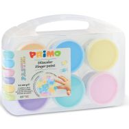 Set 6 pots 100g gouache aux doigts pastel