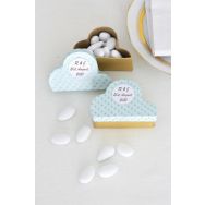 Set de 10 petites boites nuages 6x6x3cm (Lot de 3)