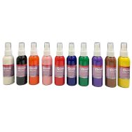 Set de 10 vaporisateurs 75 ml peinture pour tissus