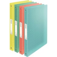 Set de 12 Classeur 4 anneaux Colour'Ice 25mm - assorti - Esselte