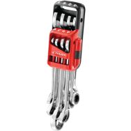 Set de 2 Jeu 8 clés mixtes à cliquet en étui pocket 8 à 19mm