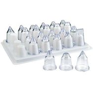 Set de 2 Lot de 24 douilles acryliques assorties