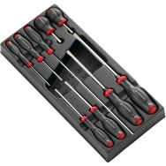 Set de 2 Module 9 tournevis Protwist plat