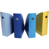 Set de 4 porte-revues Mag-Cube Bee Blue - Couleurs assorties