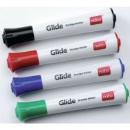 Set de 5 Marqueurs Nobo Glide, pointe ogive
