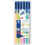 Set de 6 Feutre de coloriage ''MY pastel COLOURS'', étui de 6
