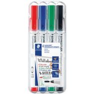 Set de 6 Marqueurs pour tableau blanc Lumocolor, kit de 4
