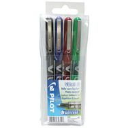 Set de 6 Stylo roller V Ball VB 7, étui de 4,couleurs assorties