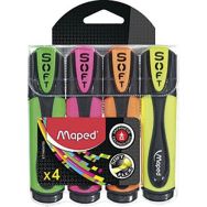 Set de 6 Surligneur FLUO''PEPS Ultra Soft, étui de 4
