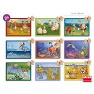 Set de 9 puzzles les animaux