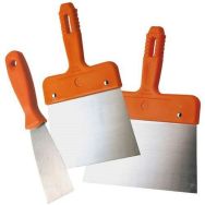 Set de couteaux en inox pour enduire et gratter