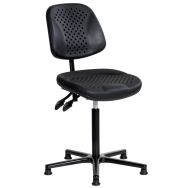 Siège Airplus assise haute réglable sur patins polyamide