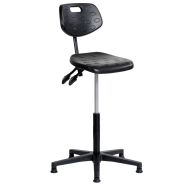 Siège ERGODYN haut sur patins profondeur réglable aluminium - Sofame