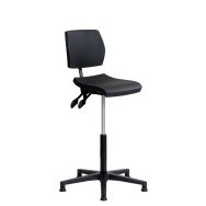 Siège ERGOSLIM haut sur patins embase aluminium