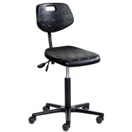 Siège Ergodyn bas embase aluminium sur roulettes