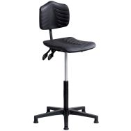 Siège Ergosoft ergonomique assise haute sur patins polyamide