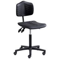 Siège Ergosoft polyamide assise moyenne roulettes
