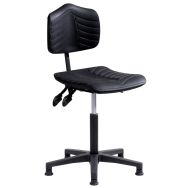 Siège Ergosoft polyamide ergonomique assise basse sur patins