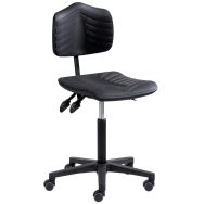 Siège polyamide ergonomique assise basse sur roulettes