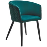 Siège Maé Velours vert canard