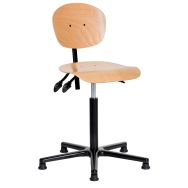 Siège NATUR bas sur patins profondeur réglable polyamide