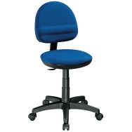 Siège bas Budget sur roulettes assise Bleue