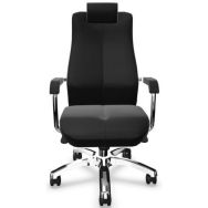 Siège de bureau 24/7 Sonata - Tissu, Coloris : Gris