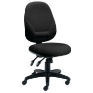 Siège de bureau Ace High Back Synchro XXL - Linea Fabbrica, Coloris : Noir