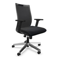 Siège de bureau Intrata, Coloris : Noir