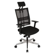 Siège de bureau Motion dos résille assise Noire