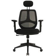 Siège de bureau ergonomique Noir Tria