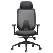 Siège de bureau noir Dounat - Manutan