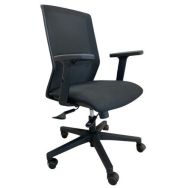 Siège de bureau reconditionné noir