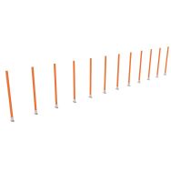 Slalom en  Polyéthylène