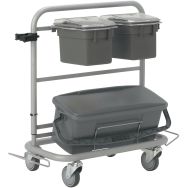 Slimliner Chariot de nettoyage, 40 cm, Grise