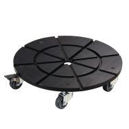 Socle à 5 Roulettes Pratik Avec Frein - 100L Noir