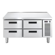 Soubassement réfrigéré GN1/1 négatif, 4 tiroirs LINEAR SNACK+LINSN+ 702 BTS2