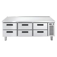 Soubassement réfrigéré GN1/1 négatif, 6 tiroirs LINEAR SNACK+LINSN+ 703 BTV2