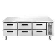Soubassement réfrigéré GN1/1 positif, 6 tiroirs LINEAR SNACK+LINSN+ 703 TNV2