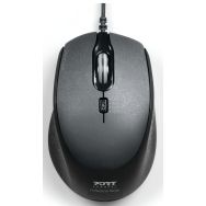 Souris filaire PRO OFFICE SILENT -  BLACK - BULK